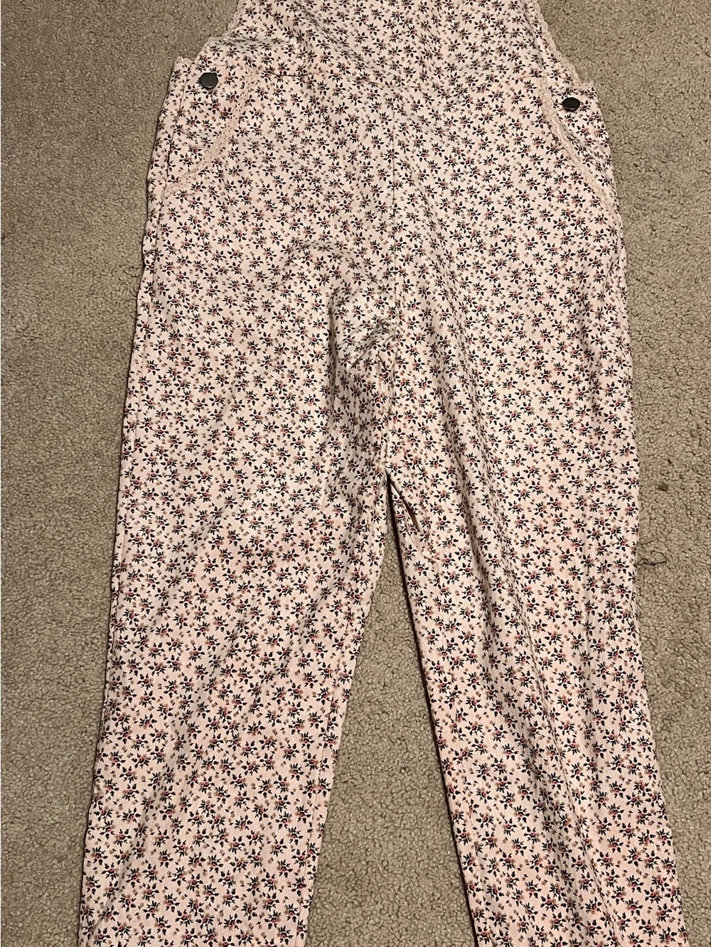 Storia Pink Floral Overalls - Picture 7 of 7